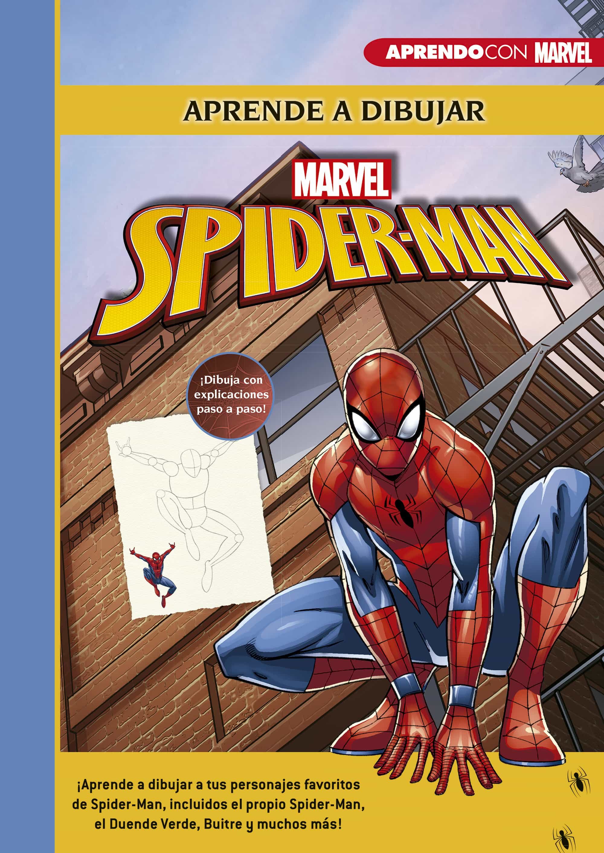 APRENDE A DIBUJAR A SPIDER-MAN (CREA JUEGA Y APRENDE CON MARVEL) - ARVEL -  Sinopsis del libro, reseñas, criticas, opiniones - Quelibroleo