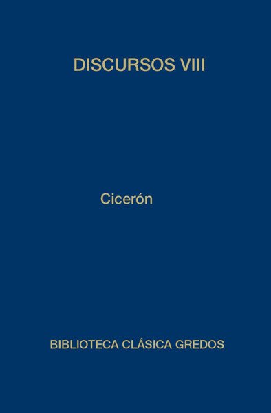 Portada de DISCURSOS VIII