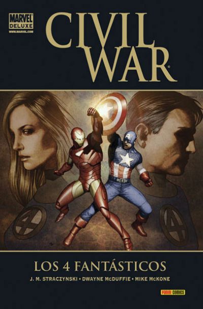 Portada de CIVIL WAR, LOS 4 FANTÁSTICOS