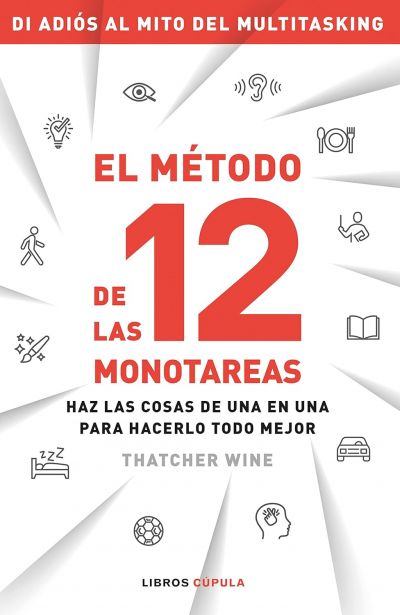Portada de EL MÉTODO DE LAS 12 MONOTAREAS. Haz las cosas de una en una para hacerlo todo mejor