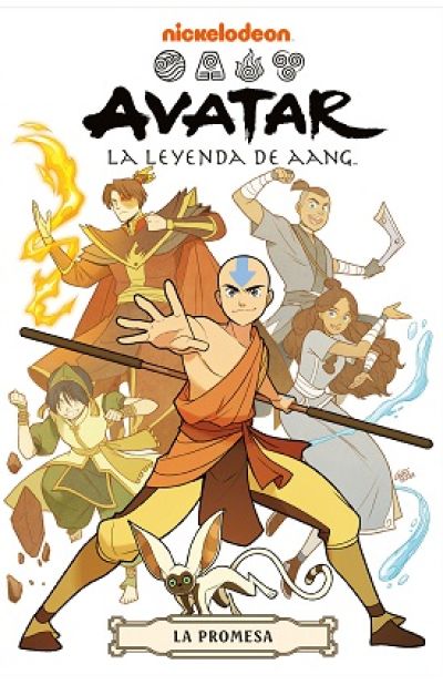 Portada de AVATAR 1: La leyenda de Aang. La promesa