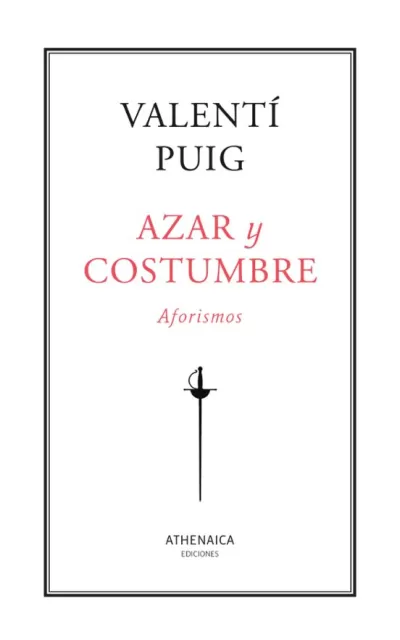 Portada de AZAR Y COSTUMBRE. Aforismos
