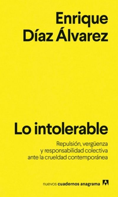 Portada de LO INTOLERABLE