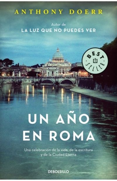 Portada de UN AÑO EN ROMA. Una celebración de la vida, de la escritura y de la Ciudad Eterna
