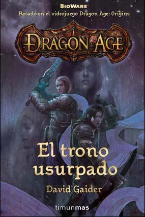 Portada de EL TRONO USURPADO. Dragon Age