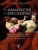 Portada de DEL AMANECER A LA DECADENCIA
