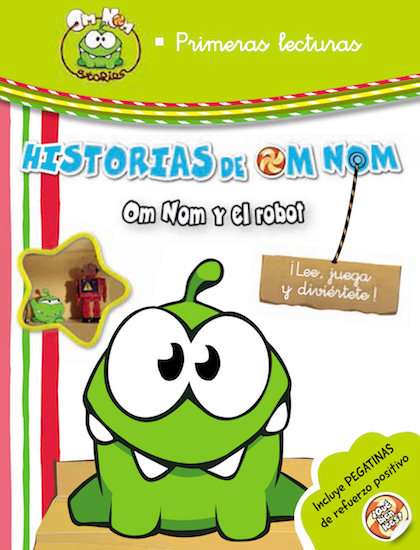 CUT THE ROPE. HISTORIAS DE OM NOM. OM NOM Y EL ROBOT