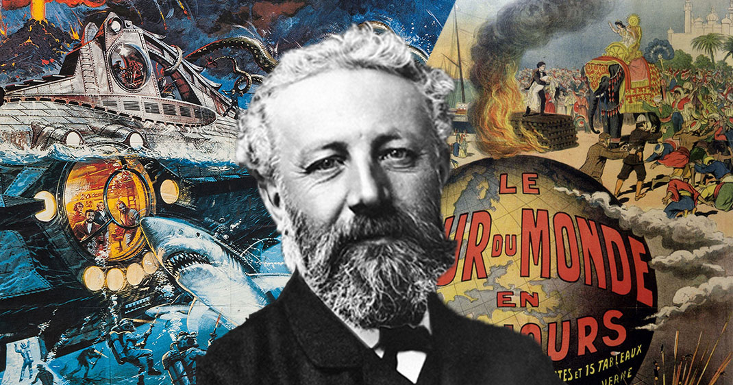 Julio Verne visto 8 autores diversos. Julio Verne un...