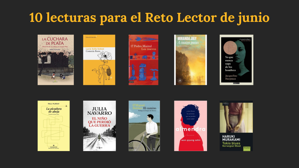 10 lecturas para el Reto Lector de junio 2 Blog QLL