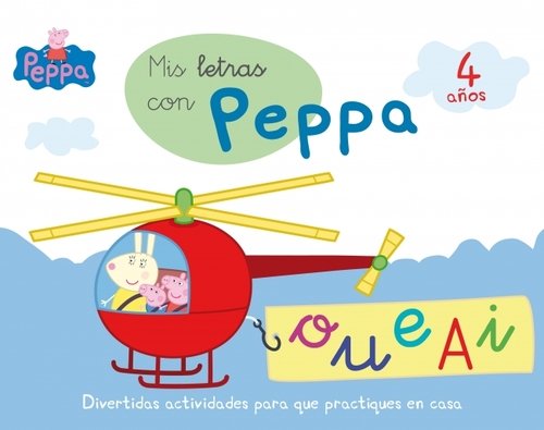 Portada de PEPPA PIG. MIS LETRAS CON PEPPA