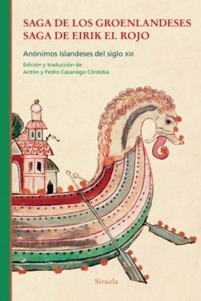 Portada de SAGA DE LOS GROENLANDESES. SAGA DE EIRIK EL ROJO