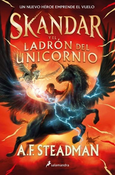 Portada de SKANDAR Y EL LADRÓN DEL UNICORNIO