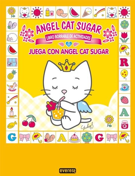 Portada de JUEGA CON ANGEL CAT SUGAR. LIBRO BORRABLE DE ACTIVIDADES