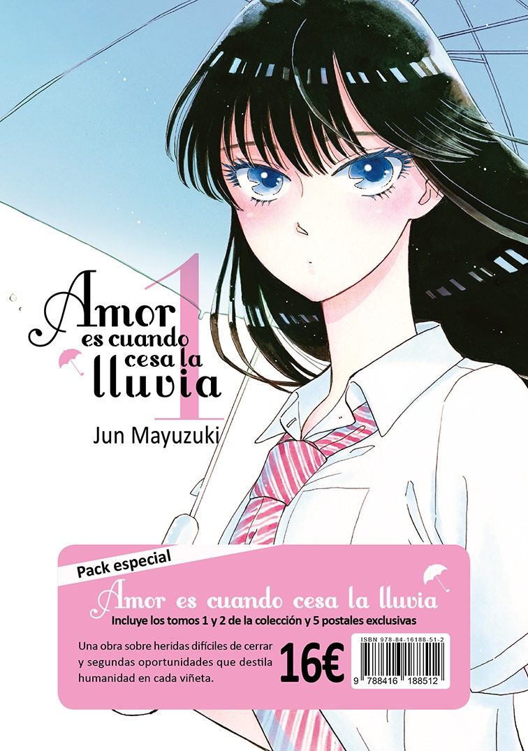 Portada de PACK AMOR ES CUANDO CESA LA LLUVIA VOL. 1 Y 2