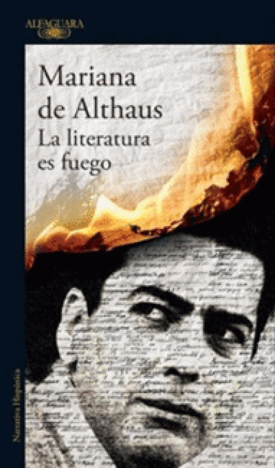 Portada de LA LITERATURA ES FUEGO