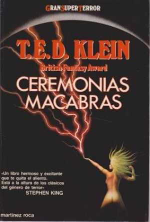 Portada de CEREMONIAS MACABRAS