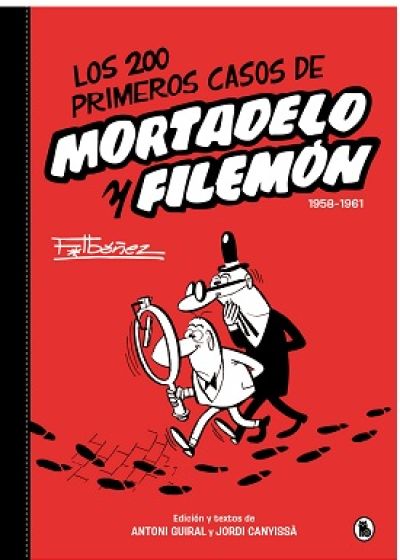 Portada de LOS 200 PRIMEROS CASOS DE MORTADELO Y FILEMÓN