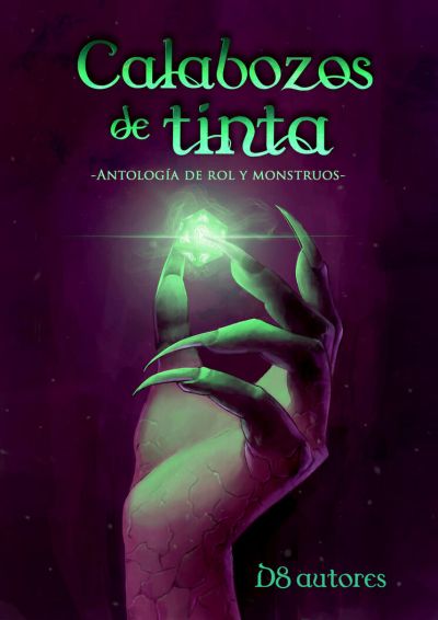 Portada de CALABOZOS DE TINTA. Antología de rol y monstruos