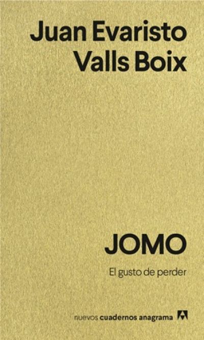 Portada de JOMO. El gusto de perder