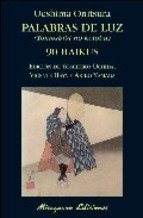 Portada de PALABRAS DE LUZ (TOMOSHIBI NO KOTOBA). 90 HAIKUS