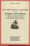 Portada de LAS MIL PEORES POESIAS DE LA LENGUA CASTELLANA