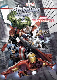 Portada de LOS VENGADORES UNIDOS. Libro de pegatinas